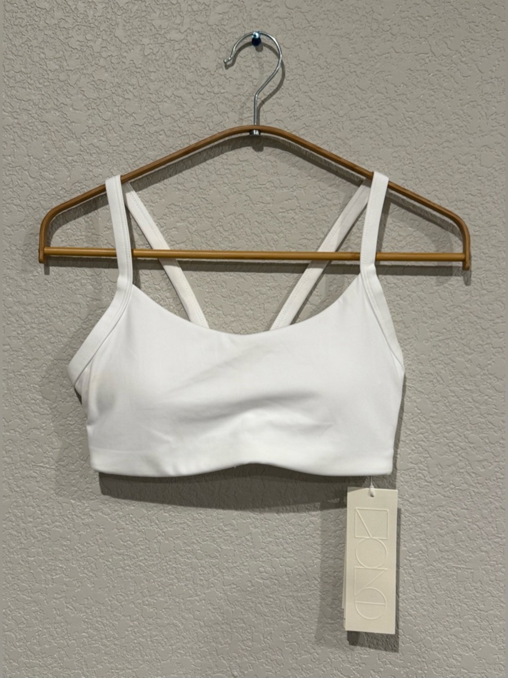 NWT H&M Move Medium Support Sports Bra With Softmove White Size S